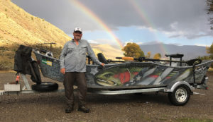 Ryan Caldwell Rainbow Over Fishing Boat