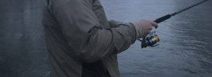 Rod Closeup Fishing on River